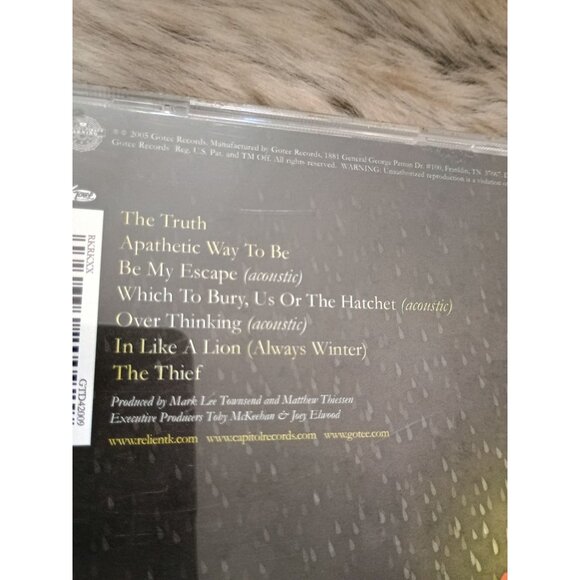 Relient K "Apathetic EP" CD Album 2005 - Alternative Rock Band Music - Picture 6 of 6